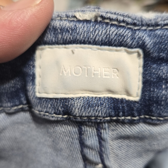 Mother The Looker Ankle Fray Jeans In Groovin' Color Sz 25 - Picture 3 of 15